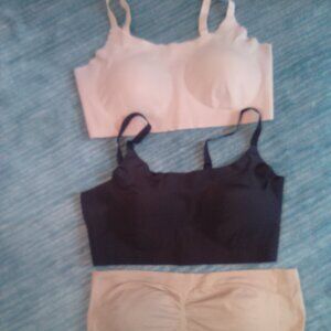 Two Hanes Comfort Bras